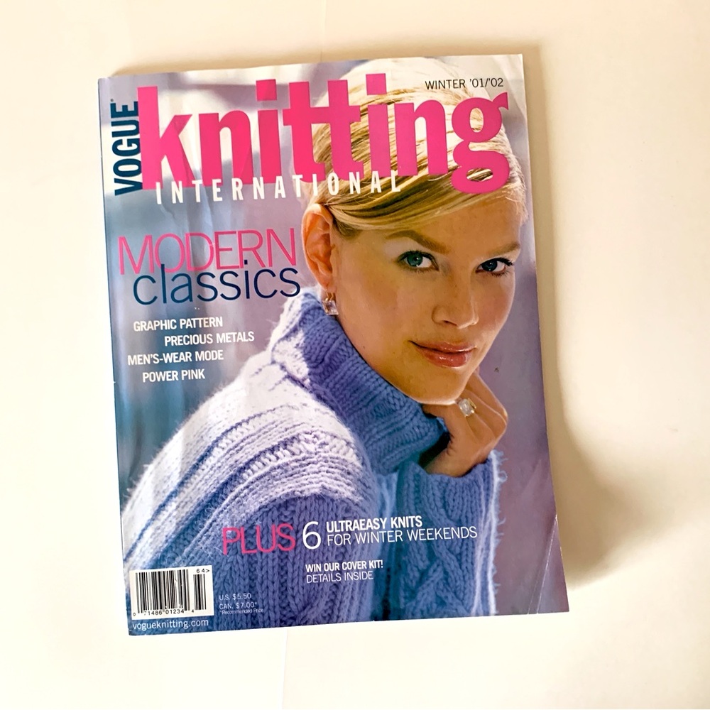 VOGUE Knitting International Knit Patterns Magazine Modern Classics Sweaters
